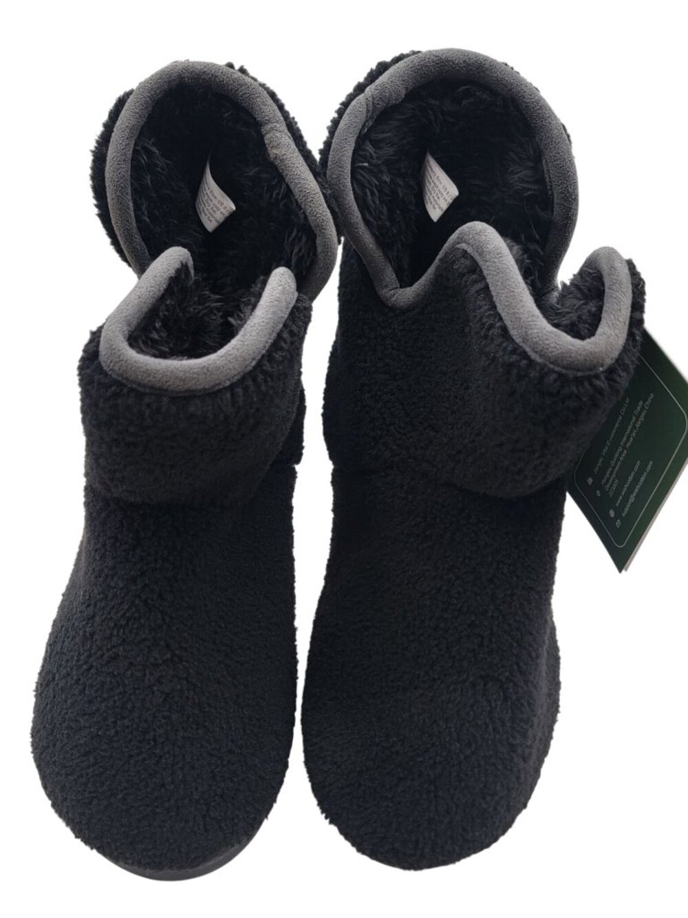 Wishcotton Ankle Boot Slippers Sherpa Lined Womens Size 8